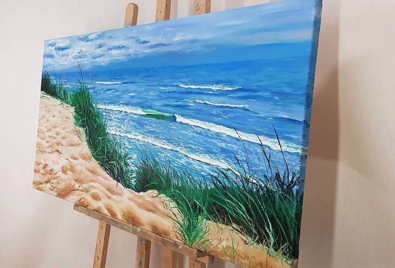 Original Seascape Painting by Mantas Naulickas