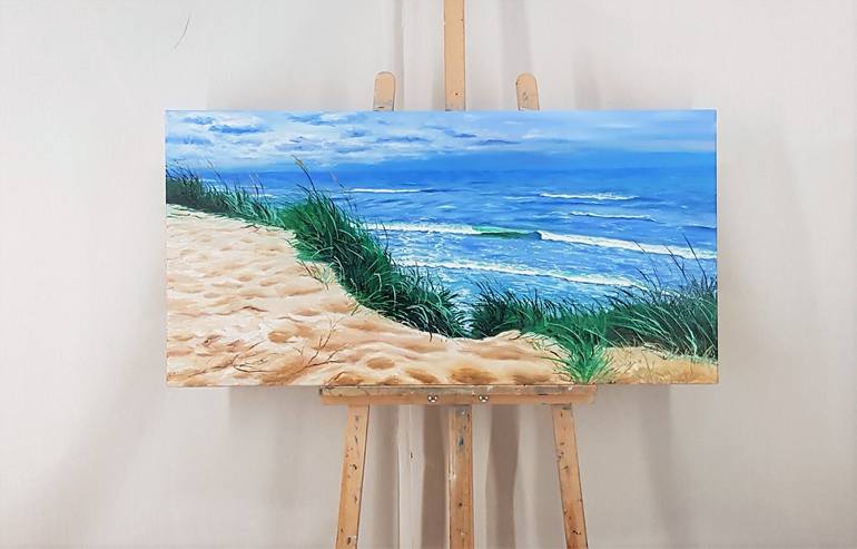 Original Seascape Painting by Mantas Naulickas