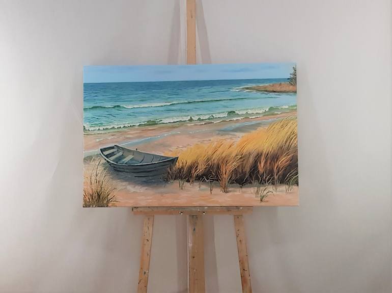 Original Other Beach Painting by Mantas Naulickas