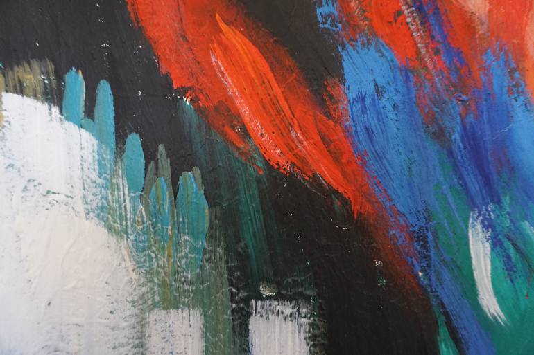 Original Abstract Animal Painting by Ajhana P