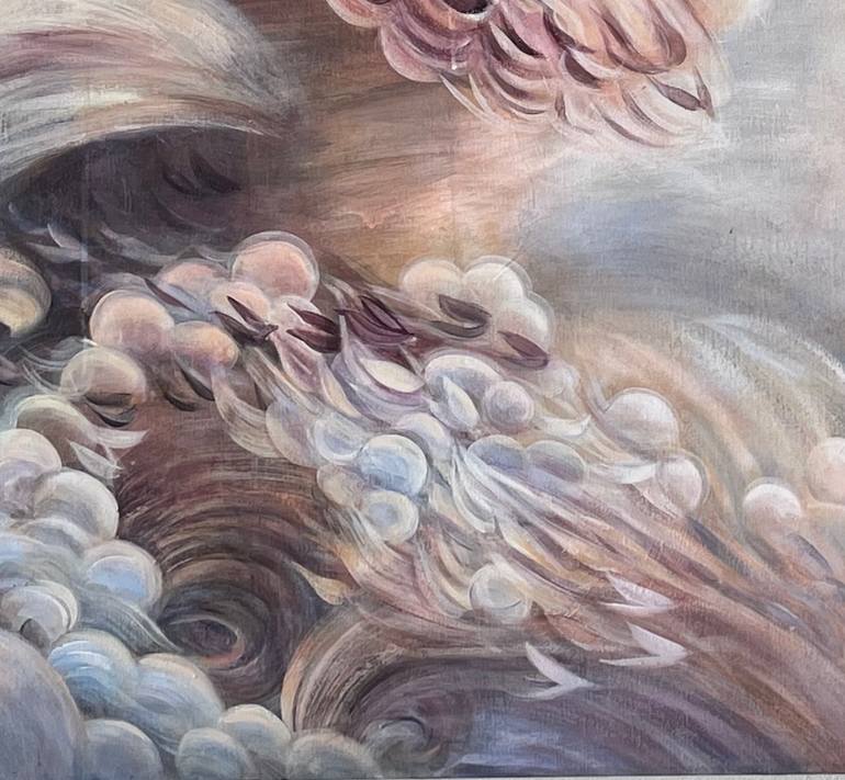 Original Abstract Fantasy Painting by Elisa Carozza