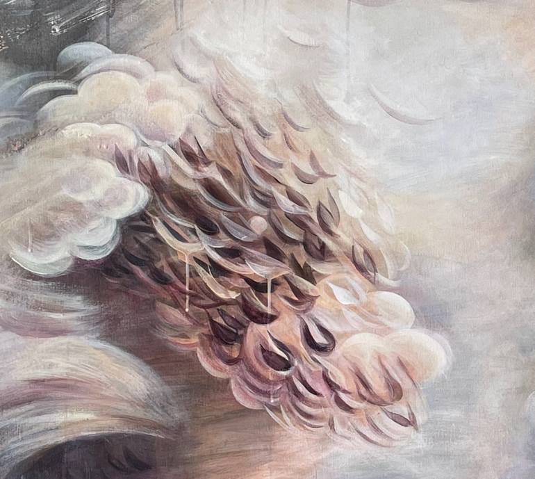 Original Abstract Fantasy Painting by Elisa Carozza