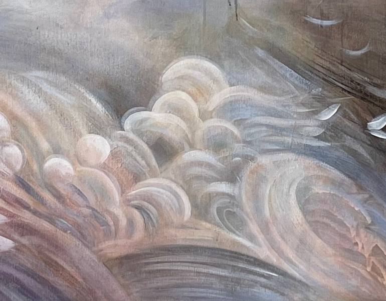 Original Abstract Fantasy Painting by Elisa Carozza