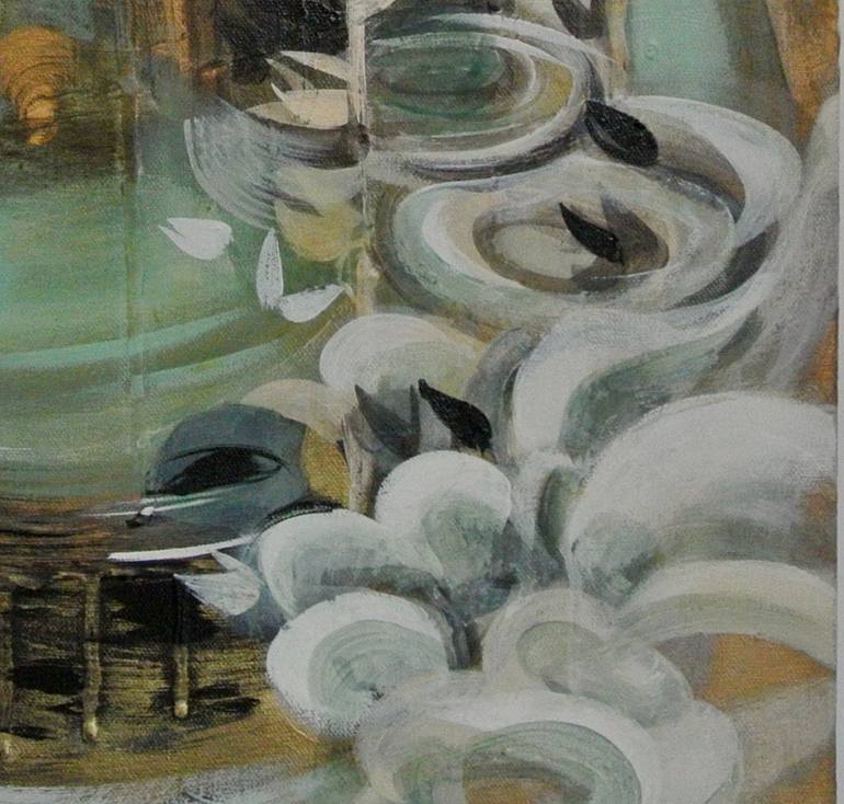 Original Abstract Expressionism Abstract Painting by Elisa Carozza