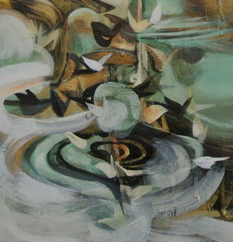 Original Abstract Expressionism Abstract Painting by Elisa Carozza