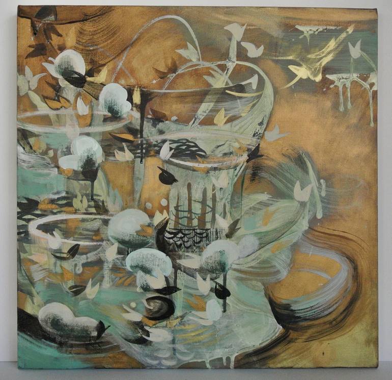 Original Expressionism Abstract Painting by Elisa Carozza