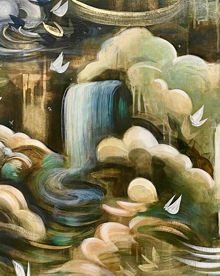Original Abstract Nature Painting by Elisa Carozza