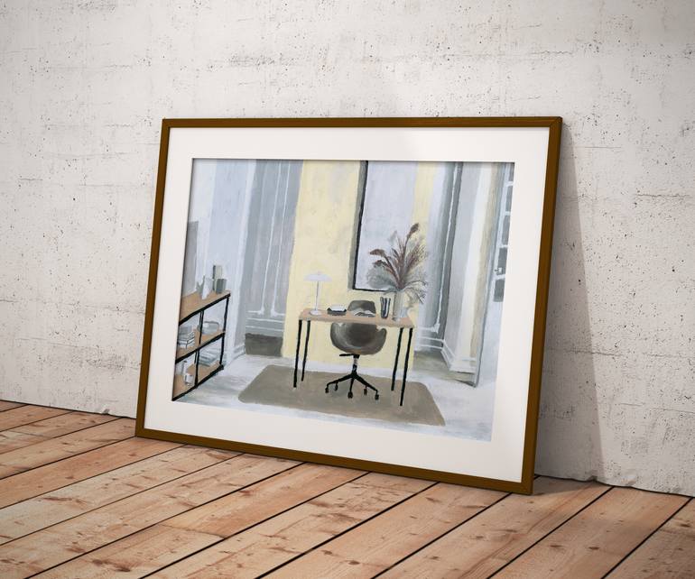 Original Expressionism Home Painting by Amelia Lau