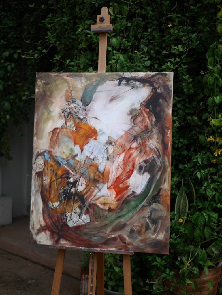 Original Abstract Expressionism Abstract Painting by Mark Prosser