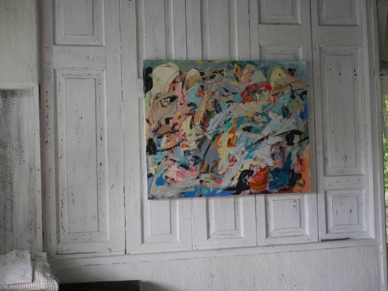 Original Abstract Expressionism Abstract Painting by Mark Prosser