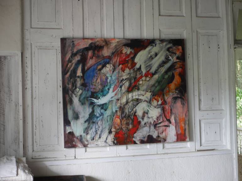 Original Abstract Expressionism Abstract Painting by Mark Prosser