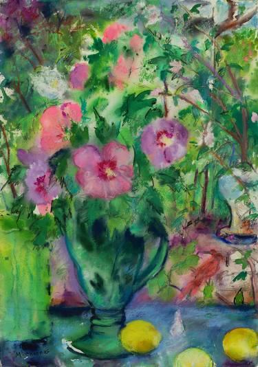 Original Expressionism Still Life Paintings by Marylynn Charnas