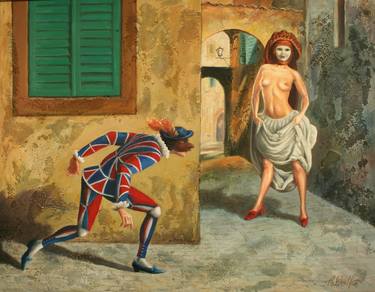 Original Erotic Paintings by Anatol Woolf