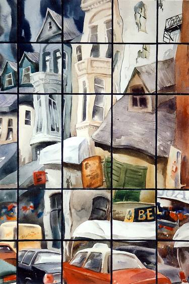 Print of Cities Paintings by Anatol Woolf