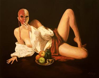Original Erotic Paintings by Anatol Woolf