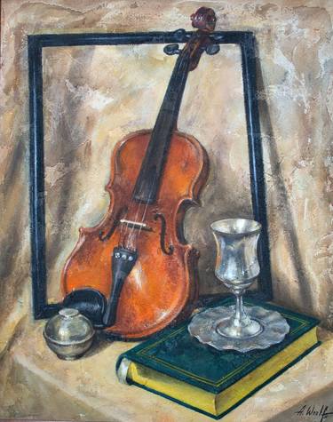 Original Still Life Paintings by Anatol Woolf