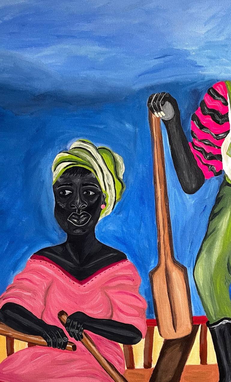 Original Women Painting by Sophia Oshodin