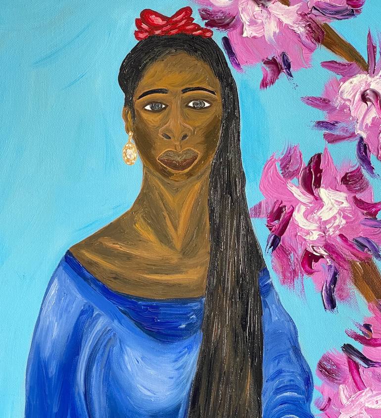 Original Portrait Painting by Sophia Oshodin