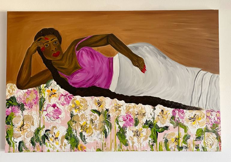 Original Contemporary Women Painting by Sophia Oshodin