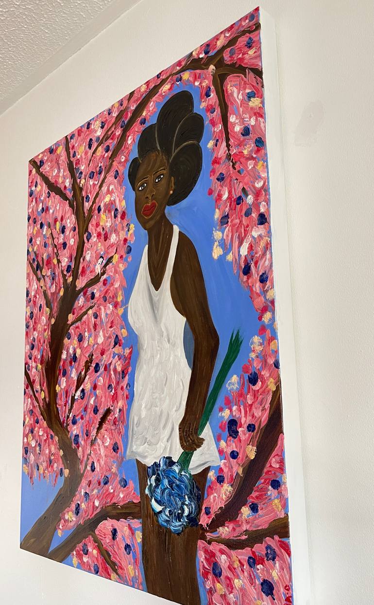 Original Abstract Expressionism Women Painting by Sophia Oshodin