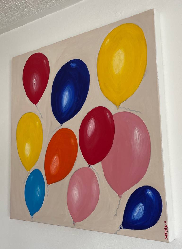 Original Abstract Still Life Painting by Sophia Oshodin