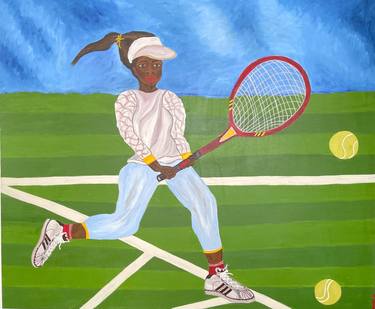 Print of Figurative Sports Paintings by Sophia Oshodin