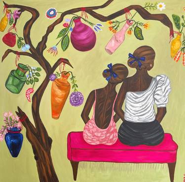 Print of Contemporary People Paintings by Sophia Oshodin