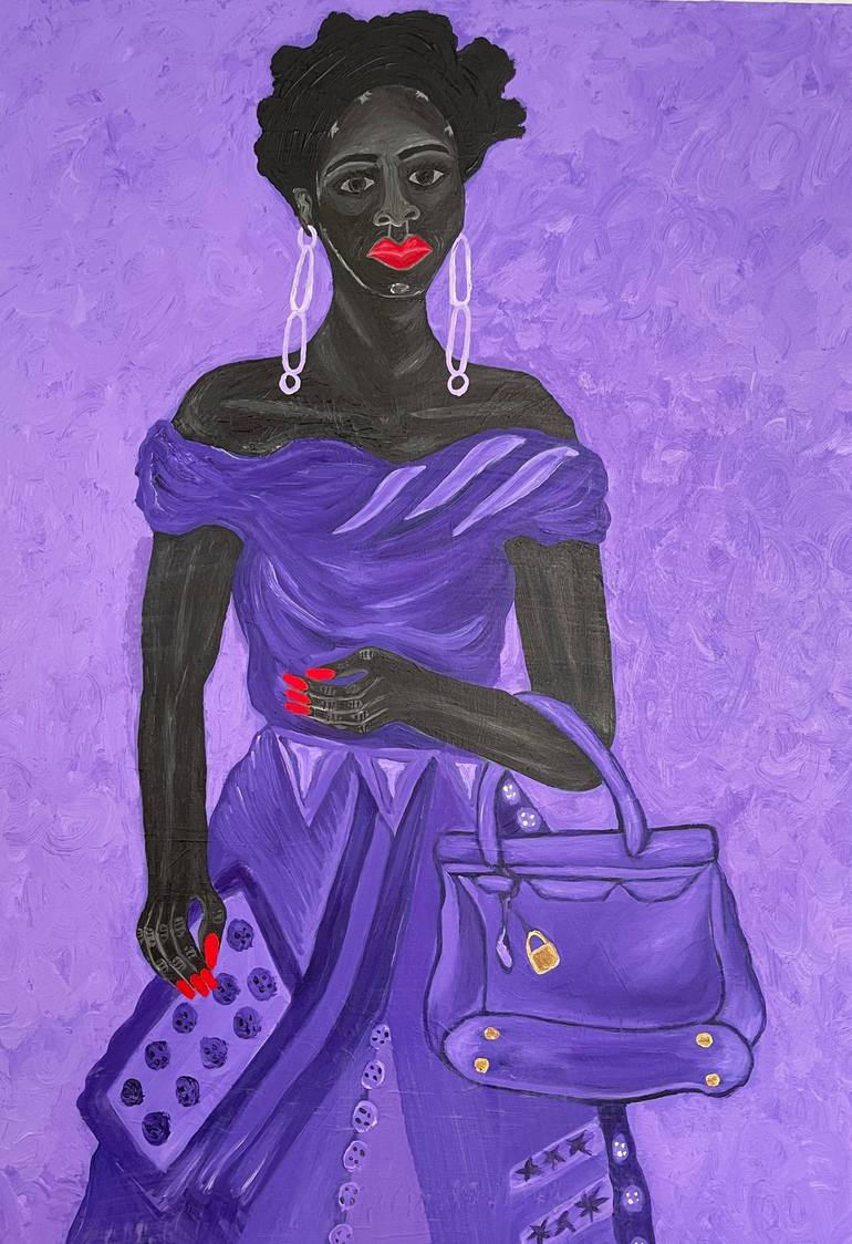 Original Contemporary Women Painting by Sophia Oshodin