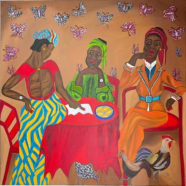 Original Women Painting by Sophia Oshodin