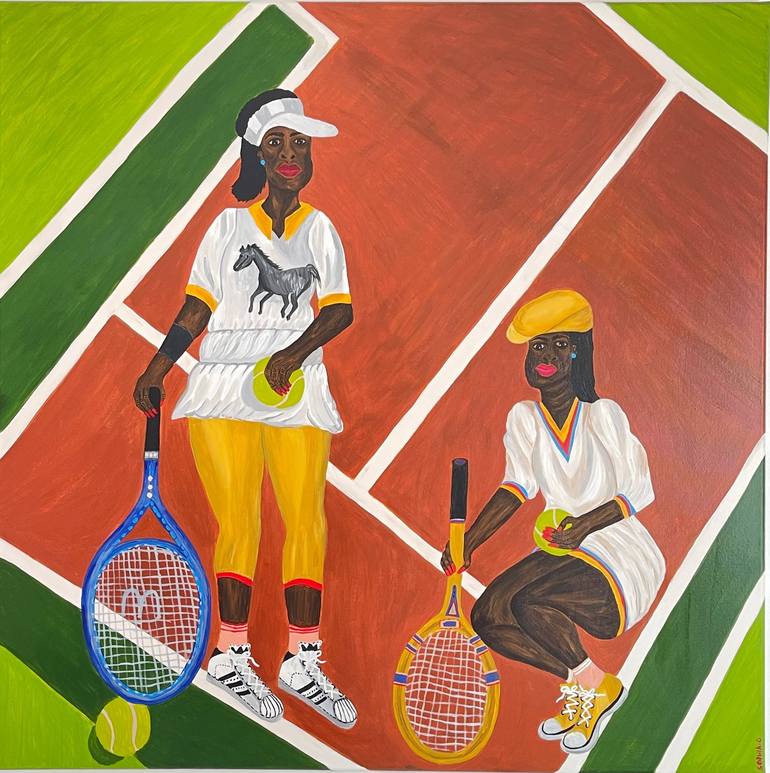 Print of Contemporary Women Paintings by Sophia Oshodin