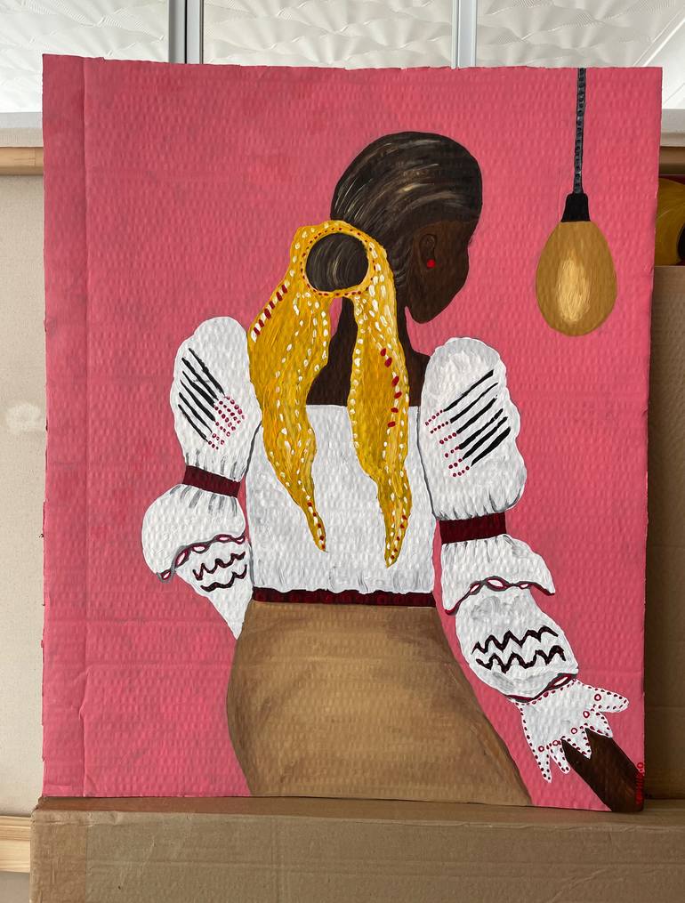 Original Contemporary Women Painting by Sophia Oshodin