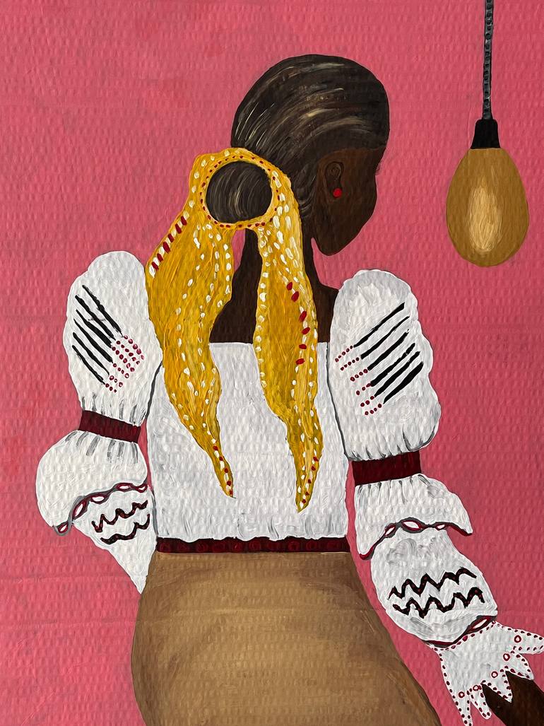 Original Contemporary Women Painting by Sophia Oshodin