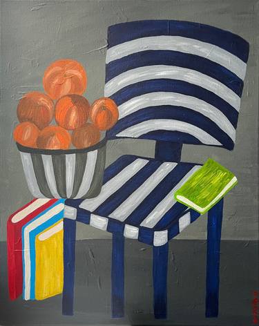 Original Abstract Expressionism Still Life Paintings by Sophia Oshodin