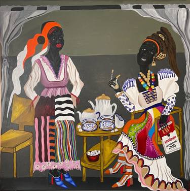 Original Contemporary Women Paintings by Sophia Oshodin