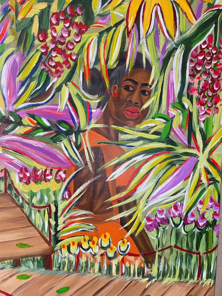 Original Abstract Expressionism People Painting by Sophia Oshodin