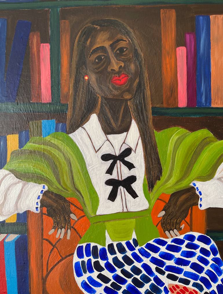 Original Portraiture Women Painting by Sophia Oshodin