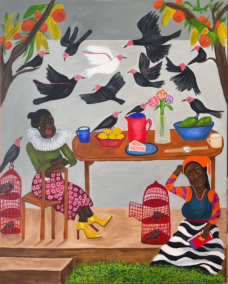 Print of Contemporary People Paintings by Sophia Oshodin