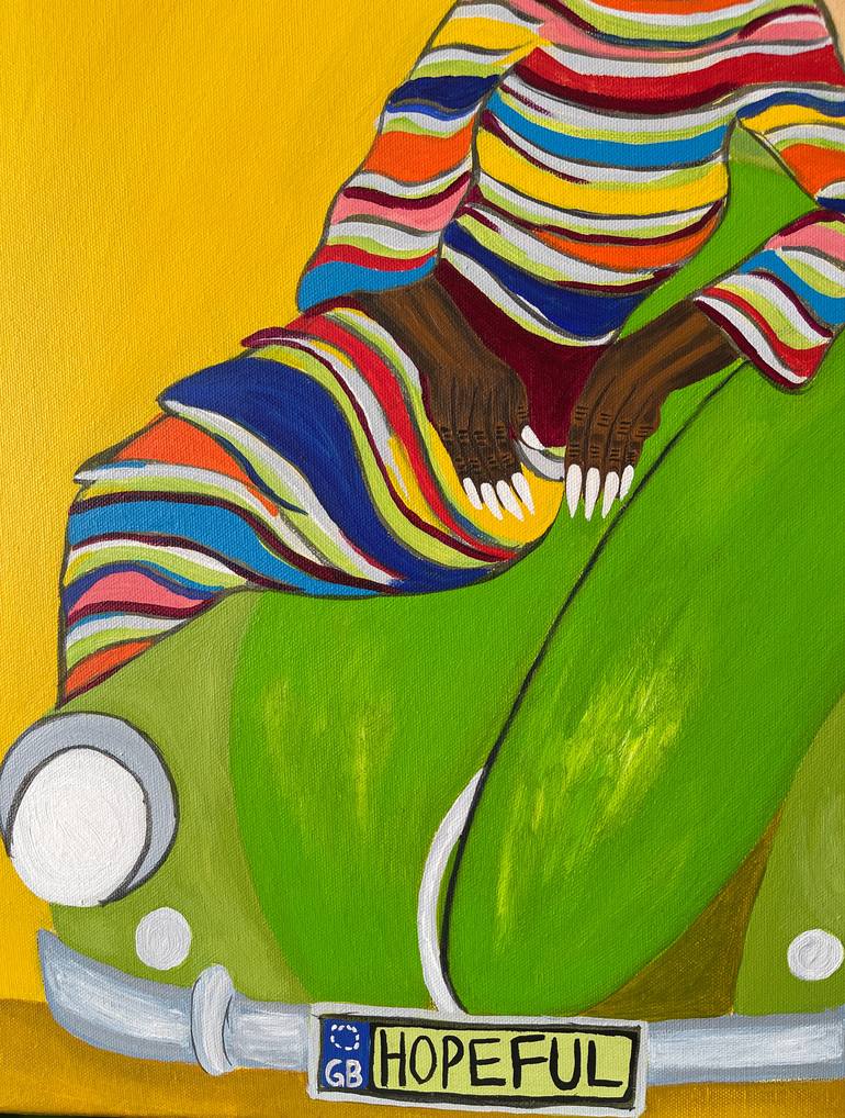 Original Figurative Women Painting by Sophia Oshodin