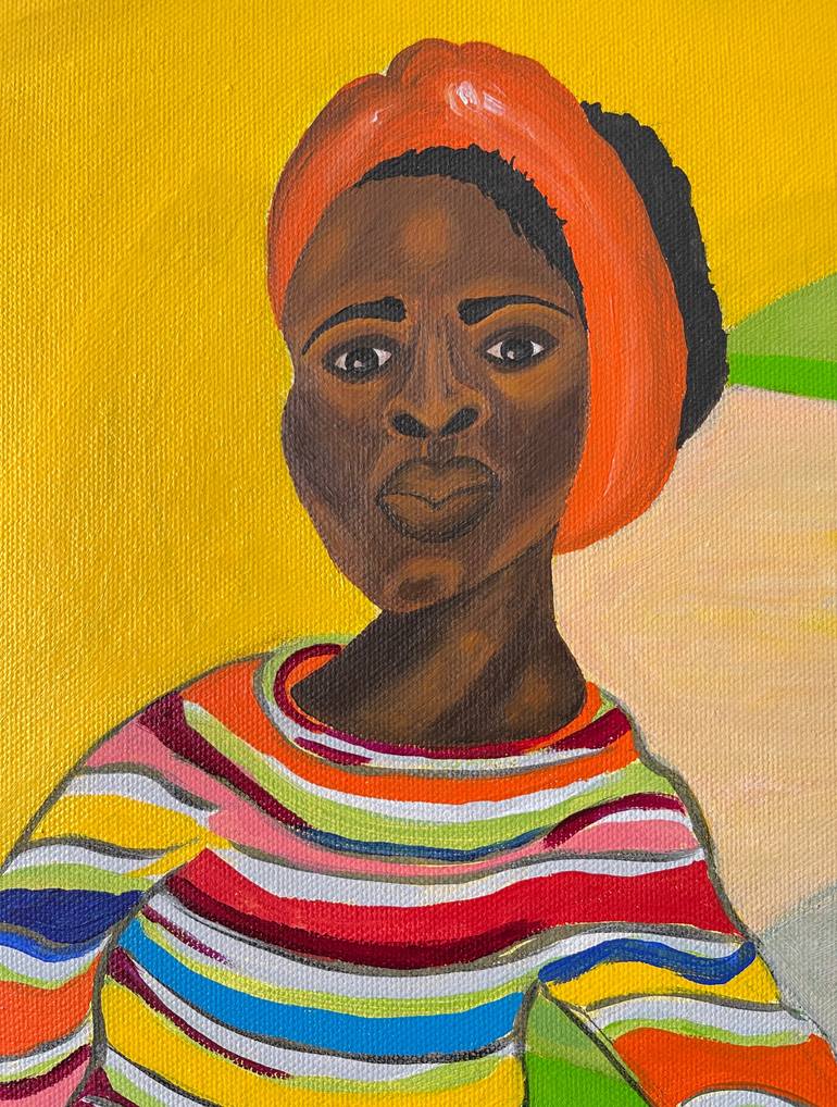 Original Figurative Women Painting by Sophia Oshodin