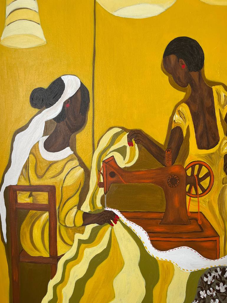 Original Contemporary People Painting by Sophia Oshodin