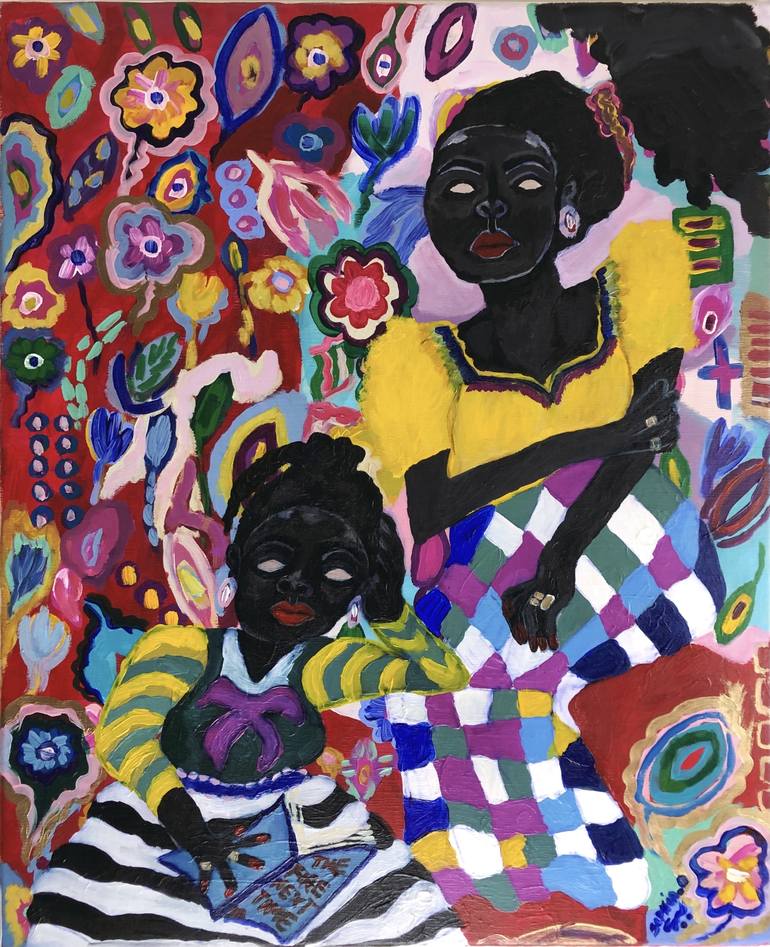 Original People Painting by Sophia Oshodin