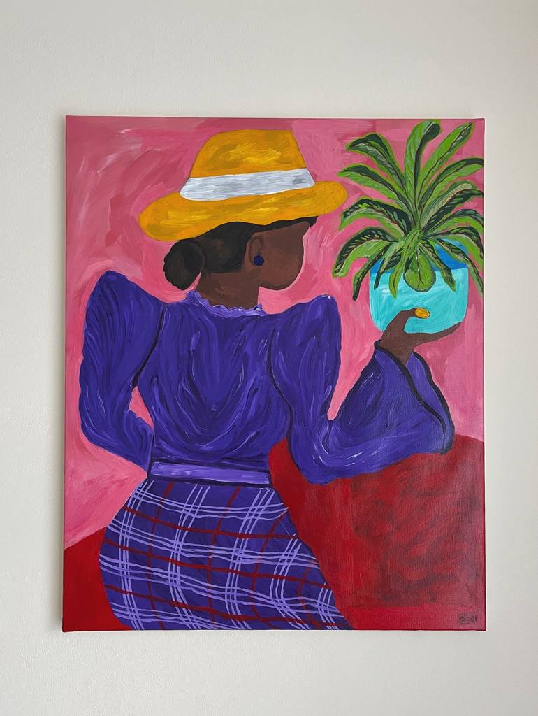 Original People Painting by Sophia Oshodin