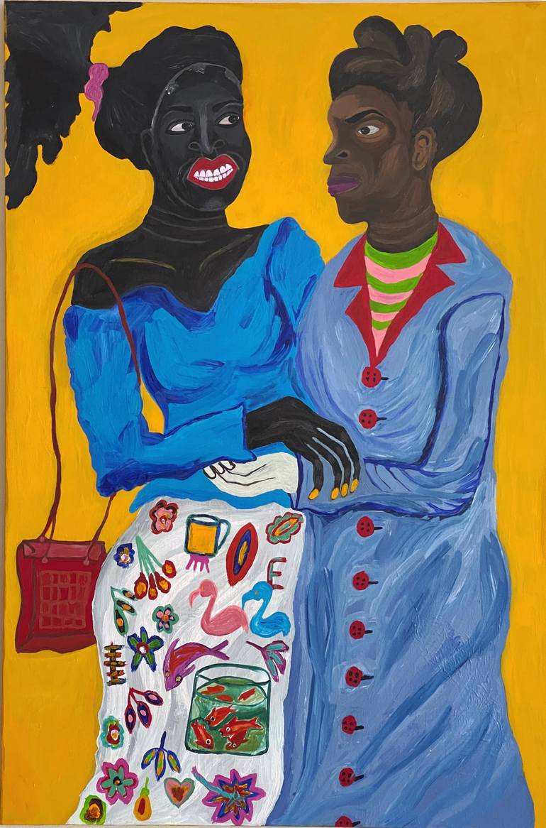 A Reunion Painting by Sophia Oshodin | Saatchi Art