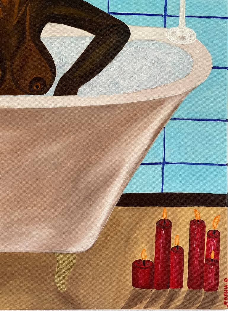 Original Expressionism Women Painting by Sophia Oshodin