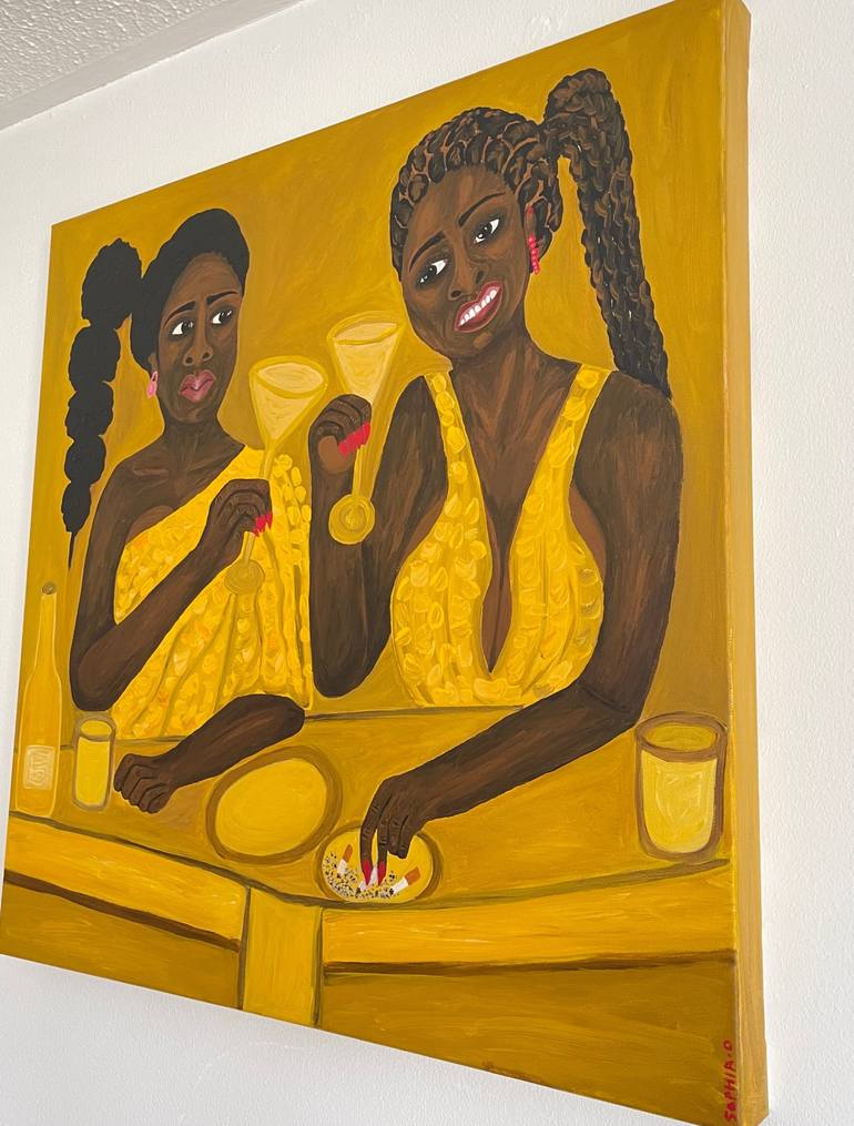 Original Contemporary Women Painting by Sophia Oshodin