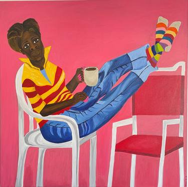 Original Figurative Women Paintings by Sophia Oshodin