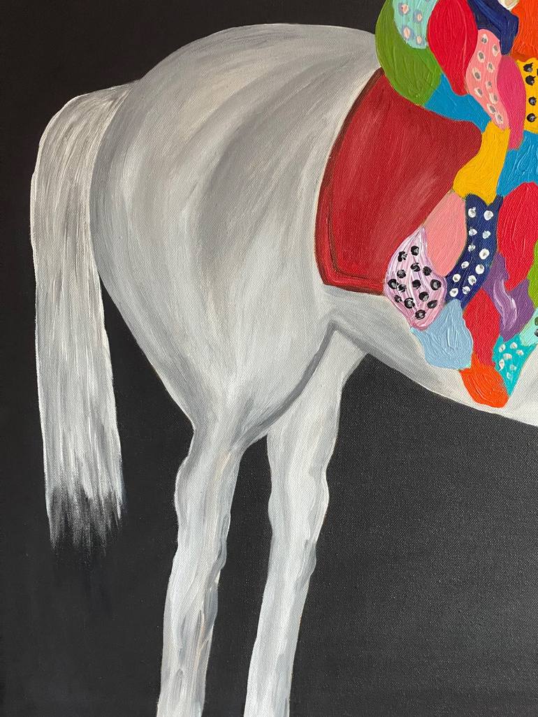 Original Horse Painting by Sophia Oshodin