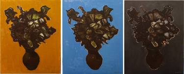 Saatchi Art Artist Drazen Romic; Paintings, “Black Irises” #art