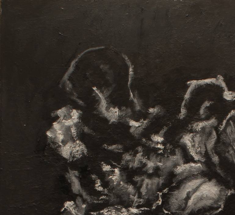 Original Expressionism Floral Painting by Drazen Romic