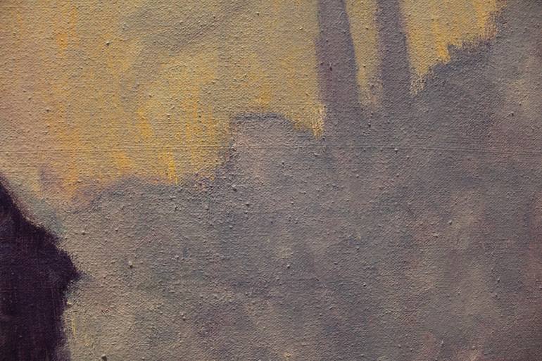 Original Impressionism Religion Painting by Drazen Romic